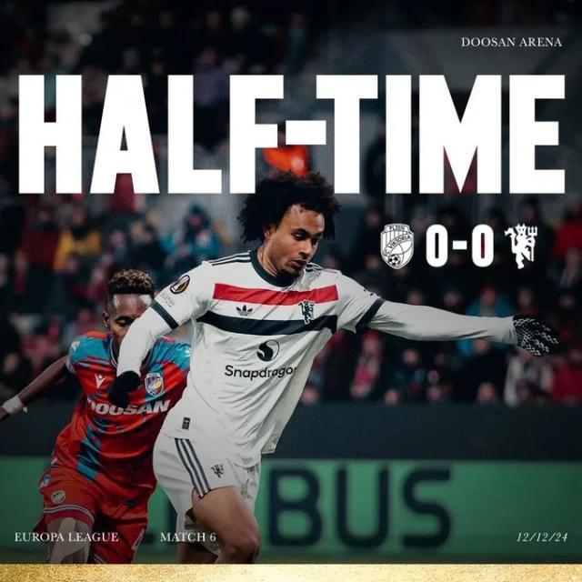 【欧联杯】霍伊伦双响绝杀，曼联2比1逆转比尔森胜利